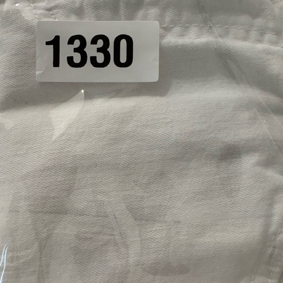 Just Black White Distressed Denim Mid Rise Skinny Jeans Size 27P Cotton Blend - Picture 8 of 8